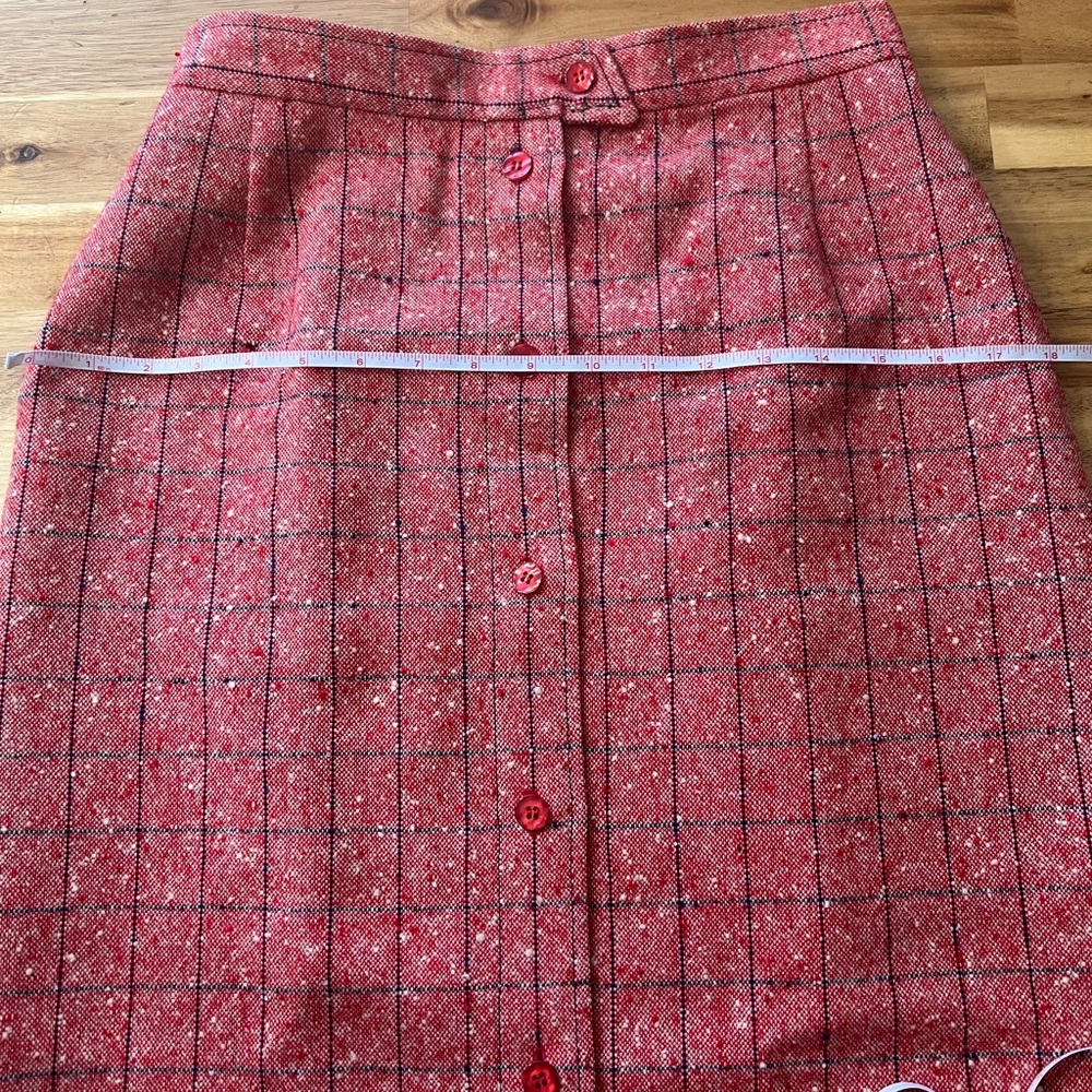 Vintage Pendleton Wool A-Line Button Front Midi S… - image 11